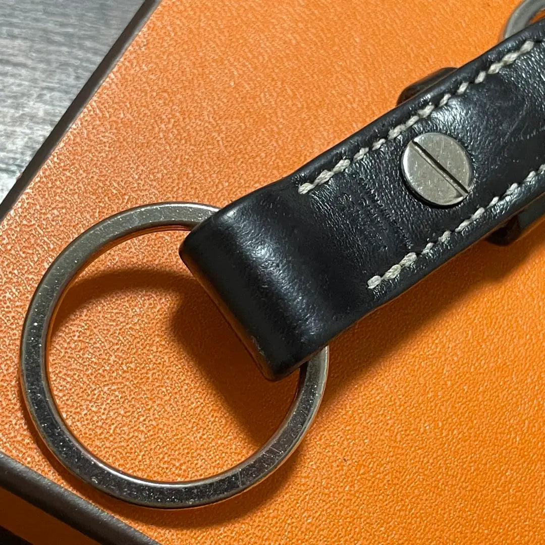 Hermes Leather Key Ring