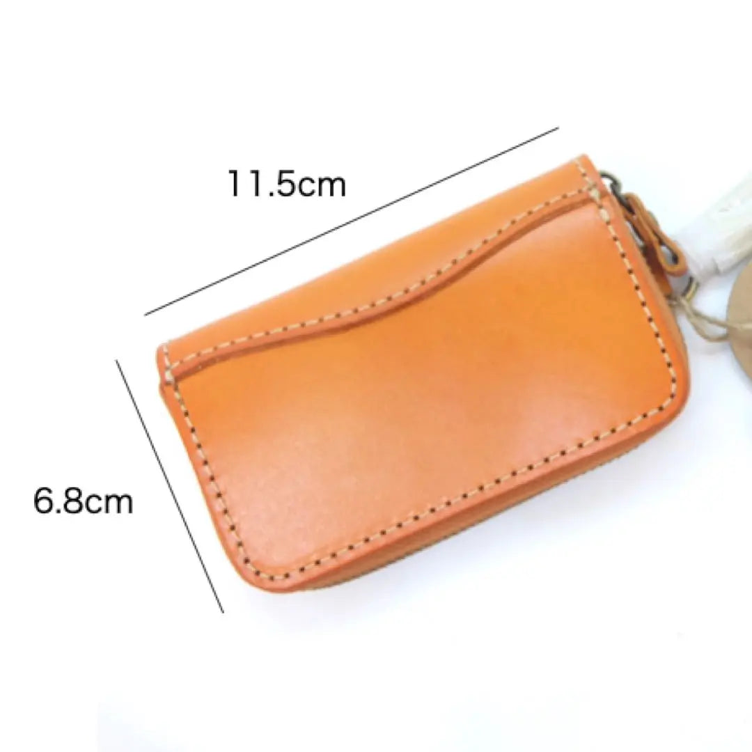 Key Case for Women, Men, Fashionable, Cute, Leather, Camel