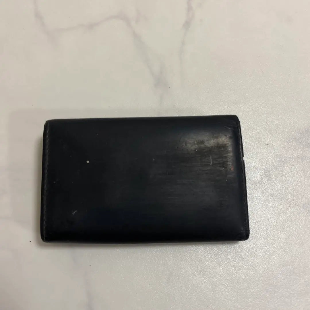 Used ✨️Cartier Key Case Leather Black Women Men