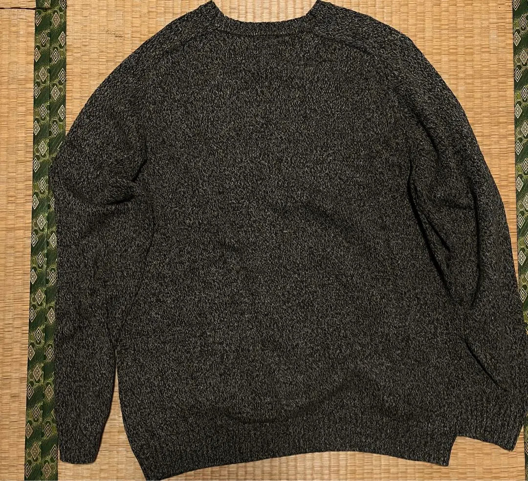 croft & barrow vintage clothing brown knit men's sweater long sleeve retro