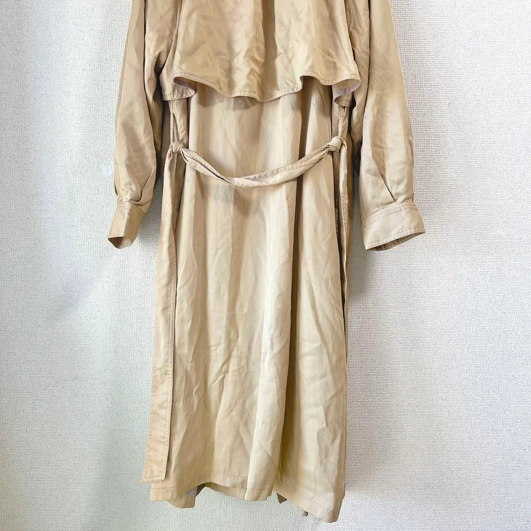 [UNGLID] Trench coat long beige M office everyday standard work | 【Unglid】トレンチコートロング　ベージュ　M オフィス　普段着　定番　仕事