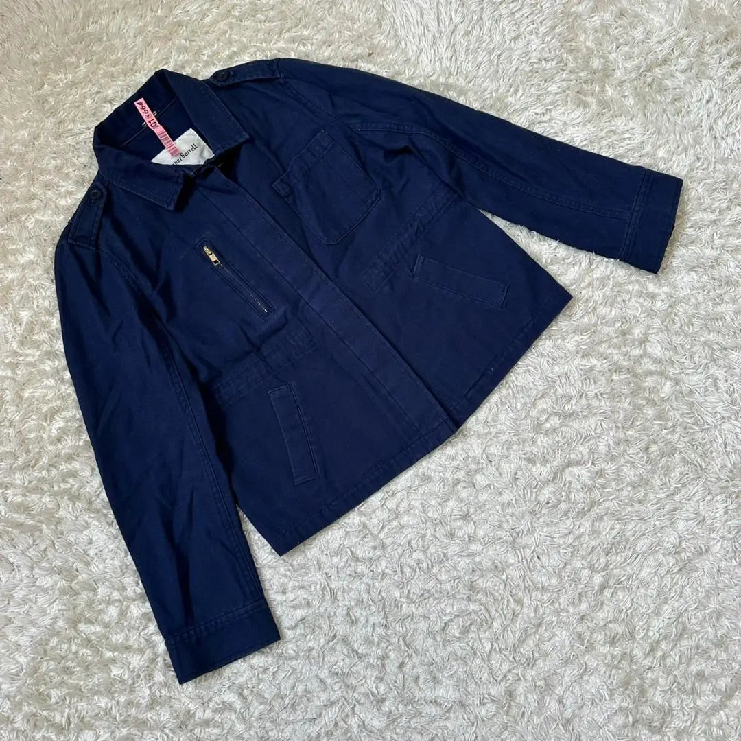 ✨ Banner Bullet ✨ Navy Women's Blouson Jacket Size 36