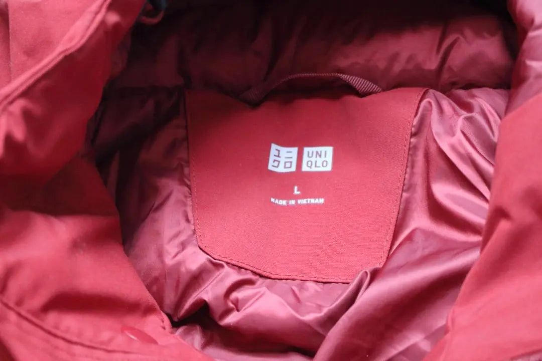 Hybrid Down Parka Red L UNIQLO UNIQLO Red Men's