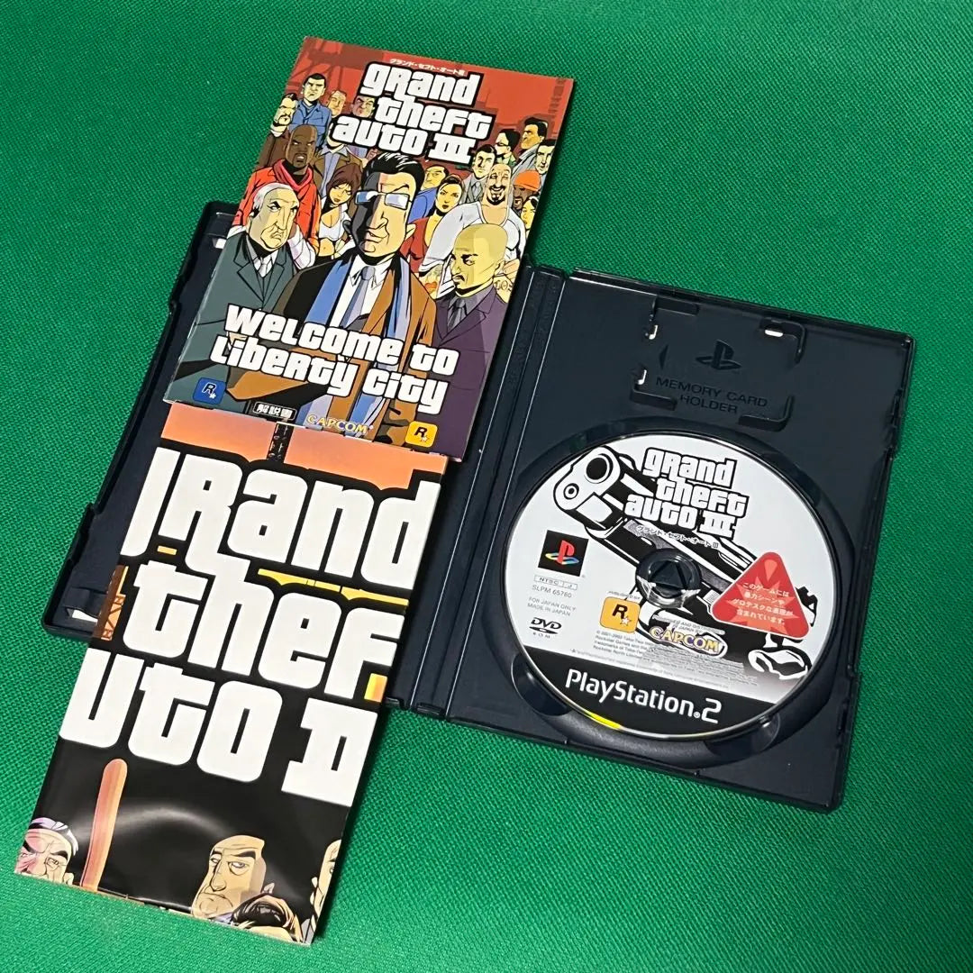 [Rare software / beautiful goods] Grand Seep Auto 3 GTA3 PS2 [Free Shipping]