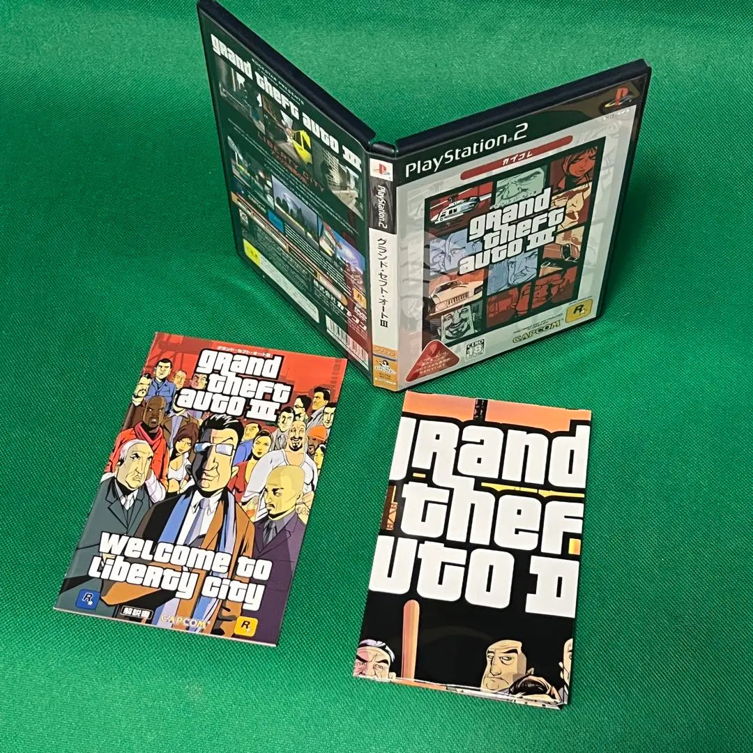 [Rare software / beautiful goods] Grand Seep Auto 3 GTA3 PS2 [Free Shipping]