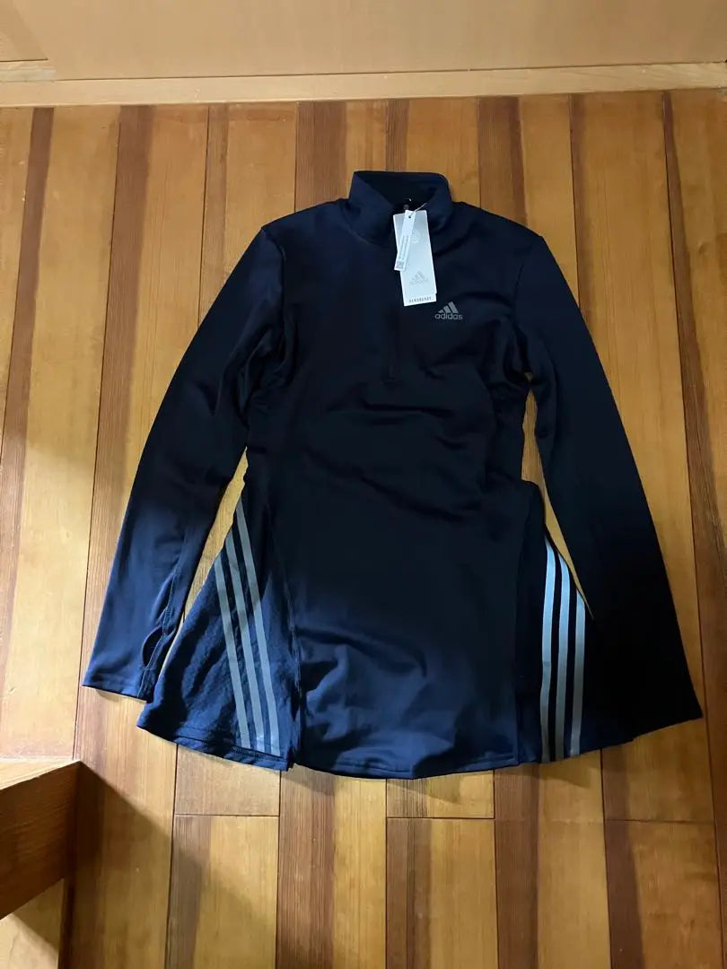 New adidas Women's Lightweight Sweat-absorbing Quick-Drying Running Half Zip Dress M