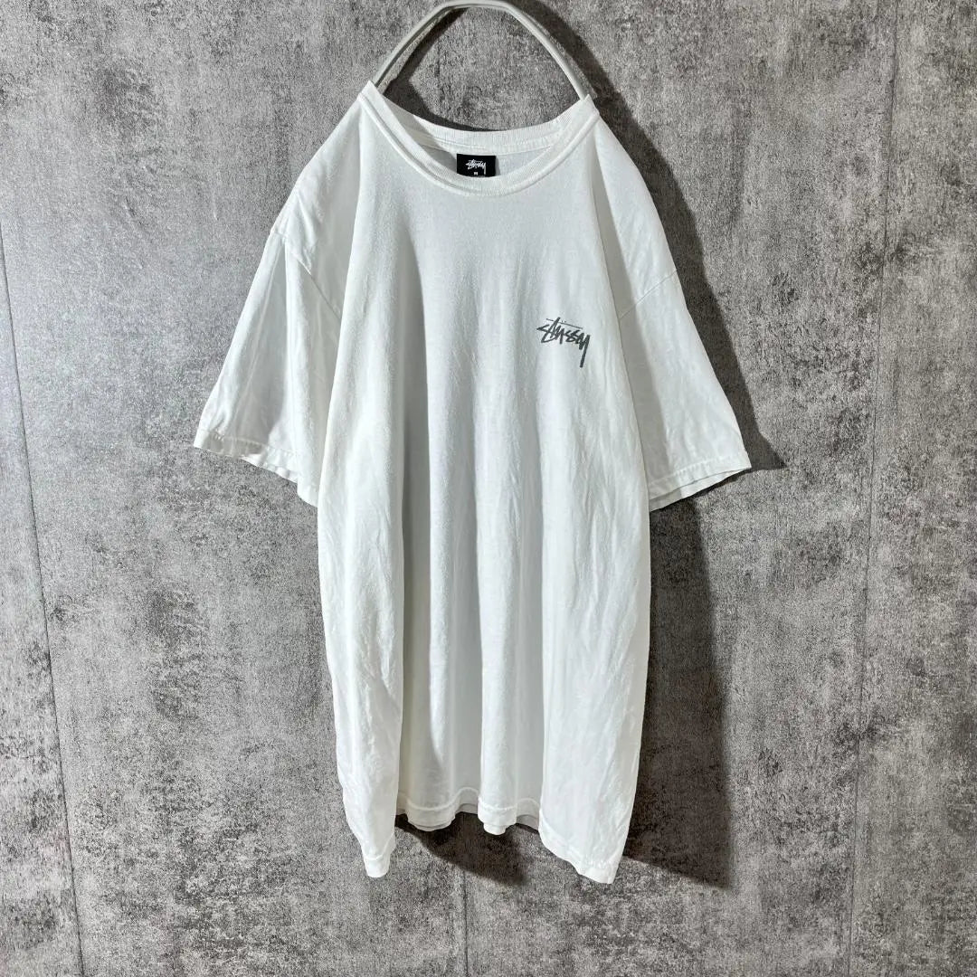 [Very popular] Stussy T-shirt print◎ Shadowman stock logo rare