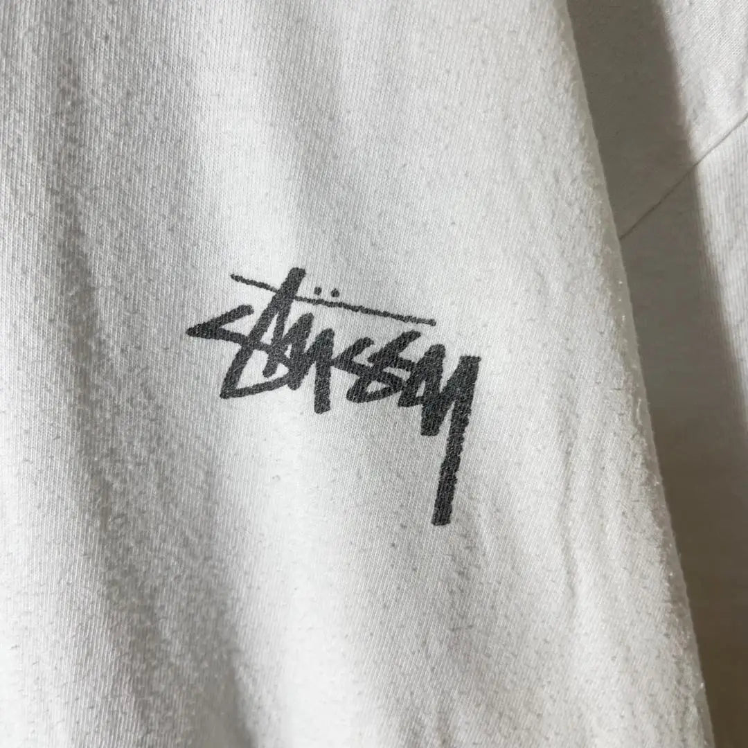 [Very popular] Stussy T-shirt print◎ Shadowman stock logo rare