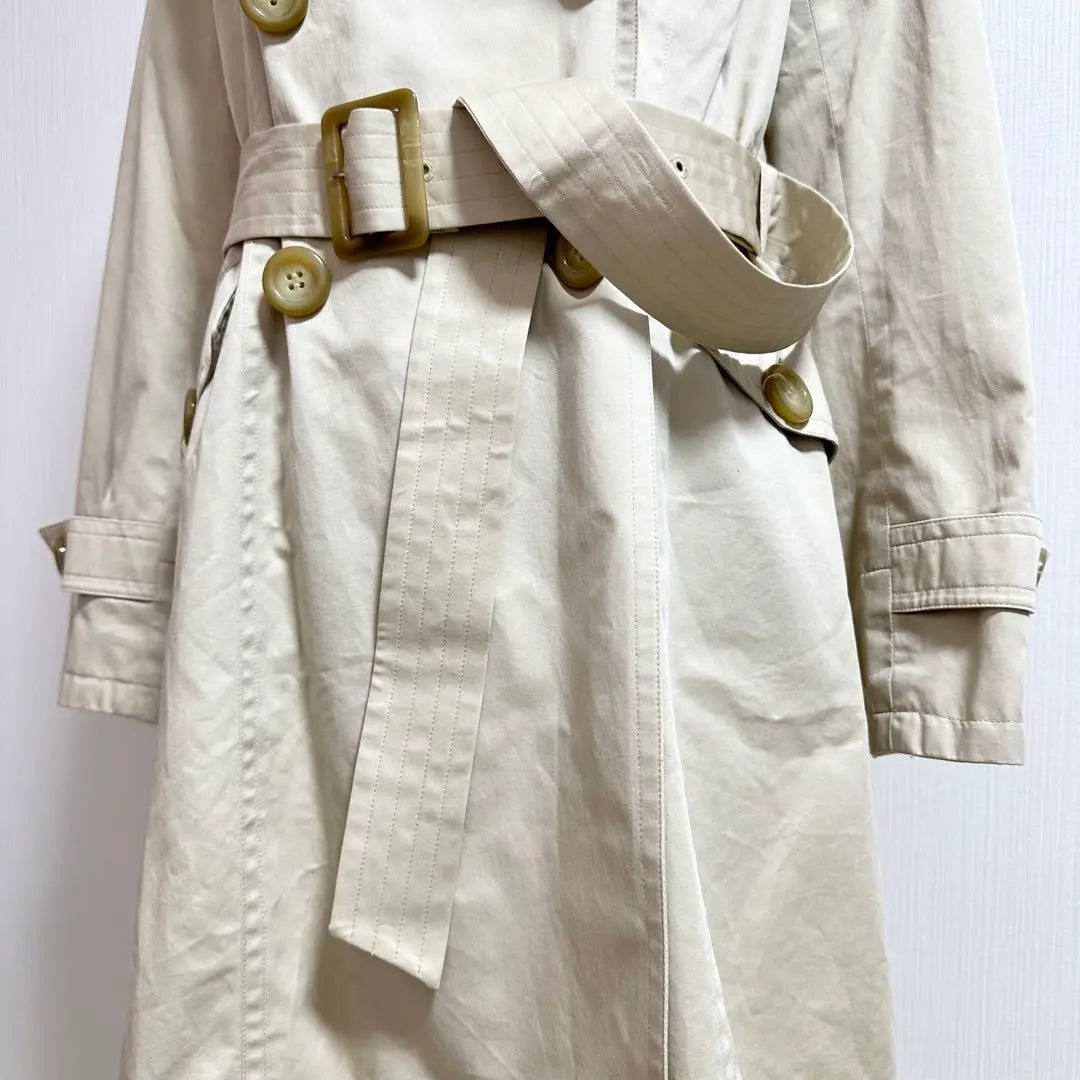 Grade Tokyo Style Double Breast Dedicated Belt Smart Trench Court