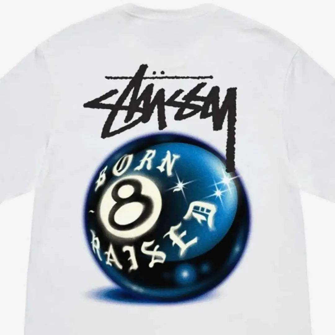 ❗️SALE❗️STUSSY&BORN X RAISED 8 BALL TEE S