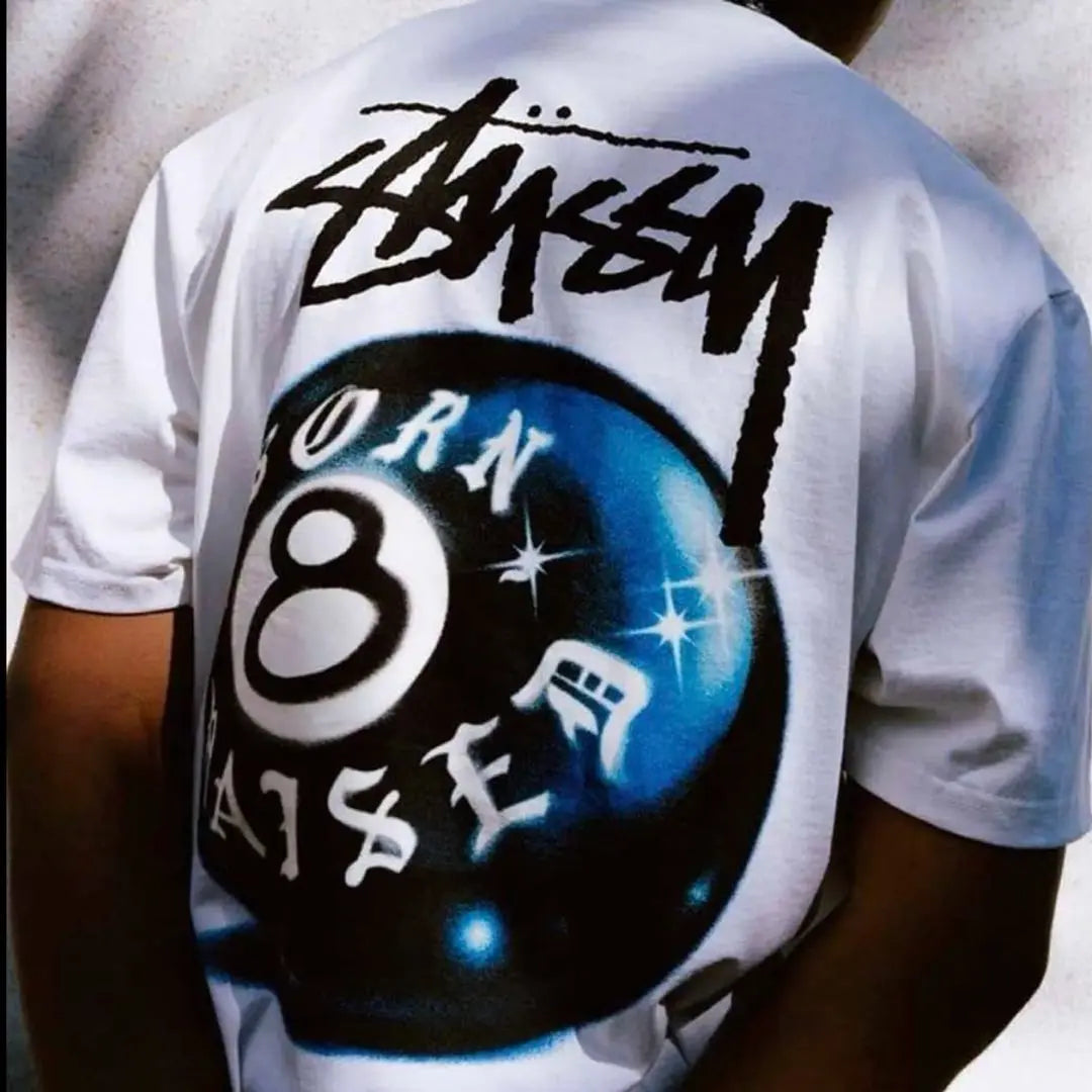 ❗️SALE❗️STUSSY&BORN X RAISED 8 BALL TEE S