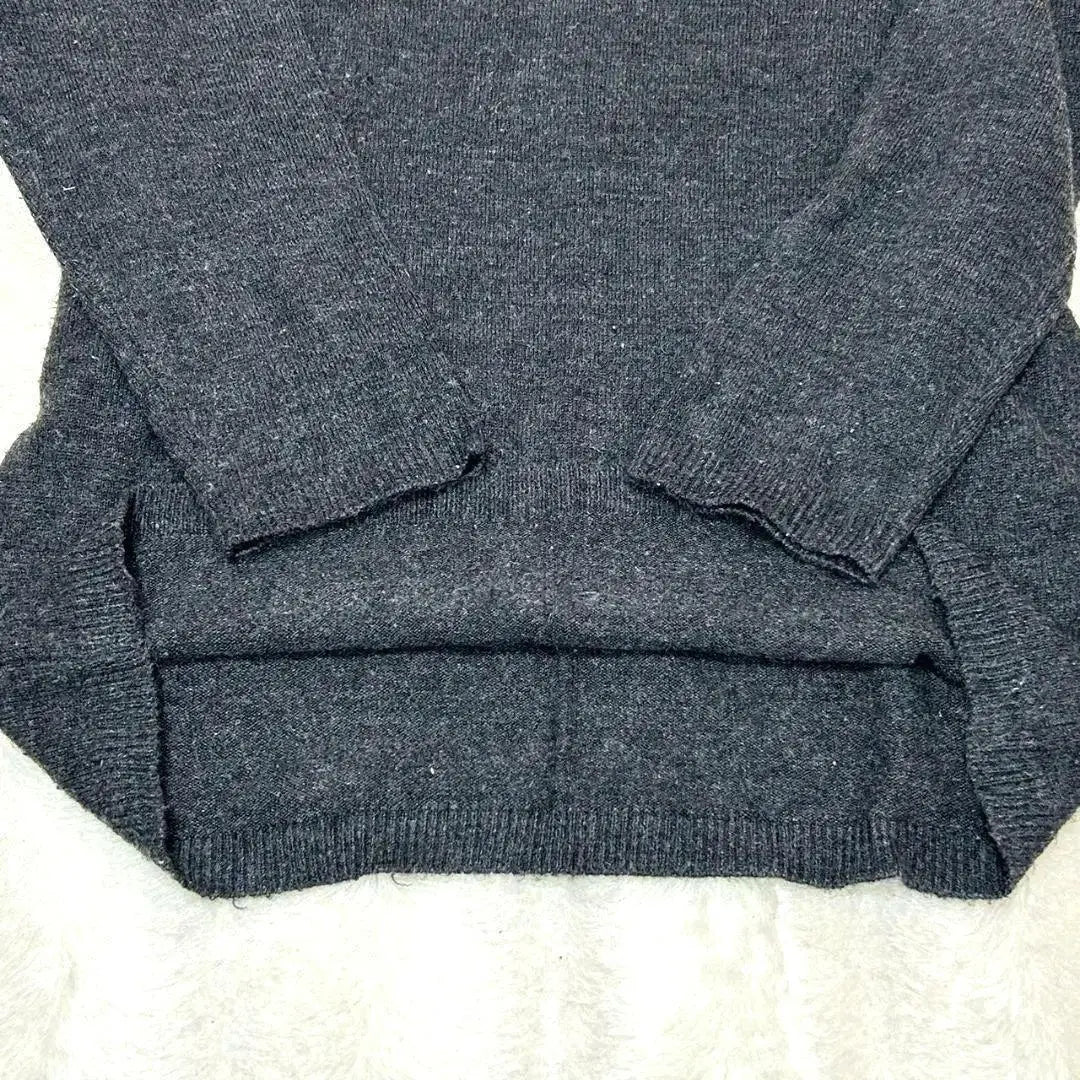 ★Good condition [Feur Juju] Long sleeve cut and sew, size M, dark gray, ladies