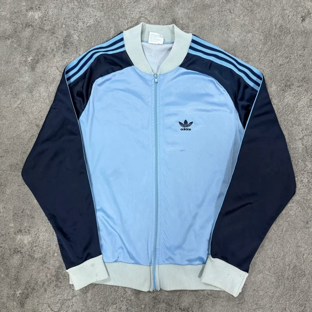 Ropa usada Chaqueta deportiva Adidas ATP años 80 azul marino azul marino ④