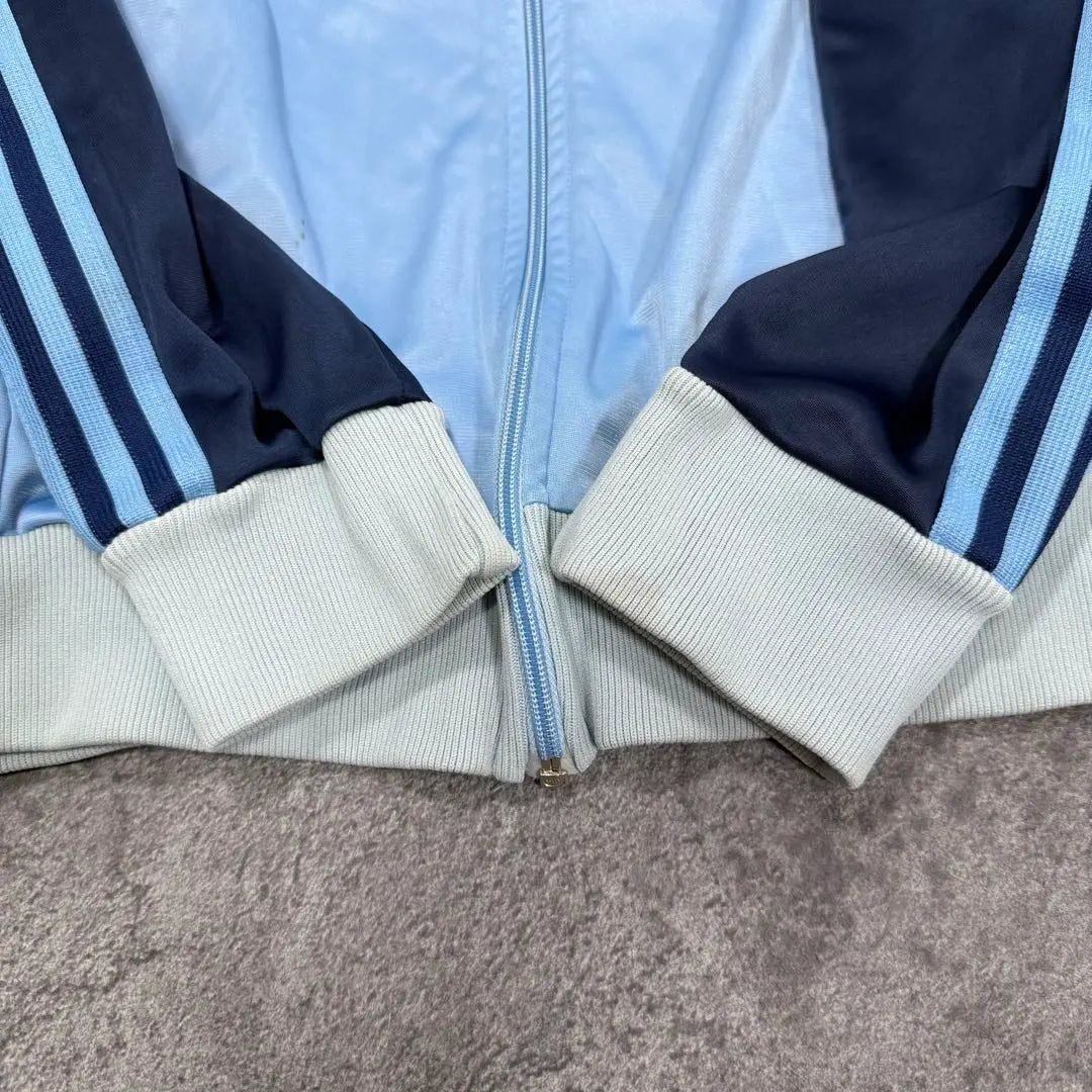 Ropa usada Chaqueta deportiva Adidas ATP años 80 azul marino azul marino ④