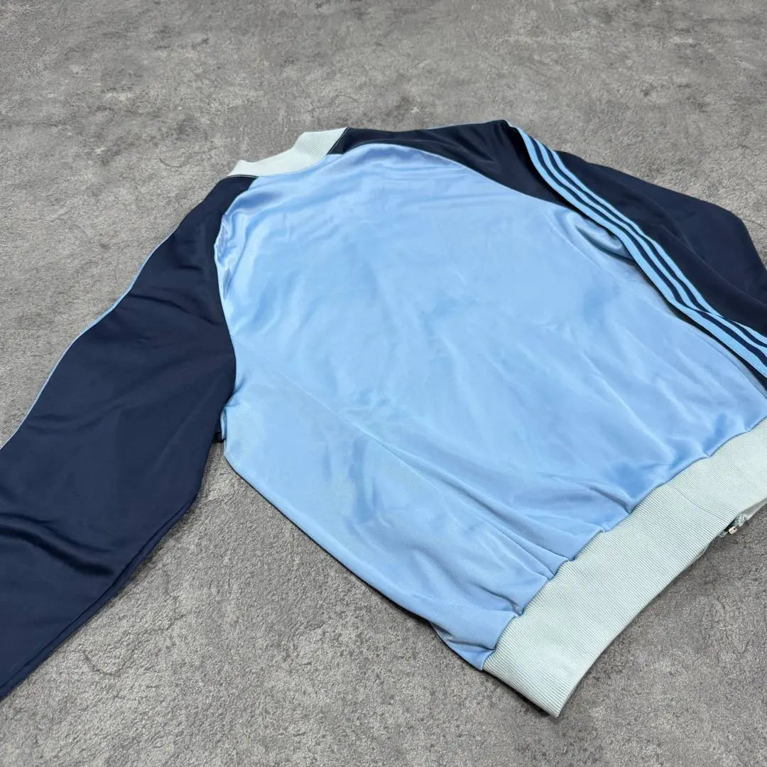 Ropa usada Chaqueta deportiva Adidas ATP años 80 azul marino azul marino ④