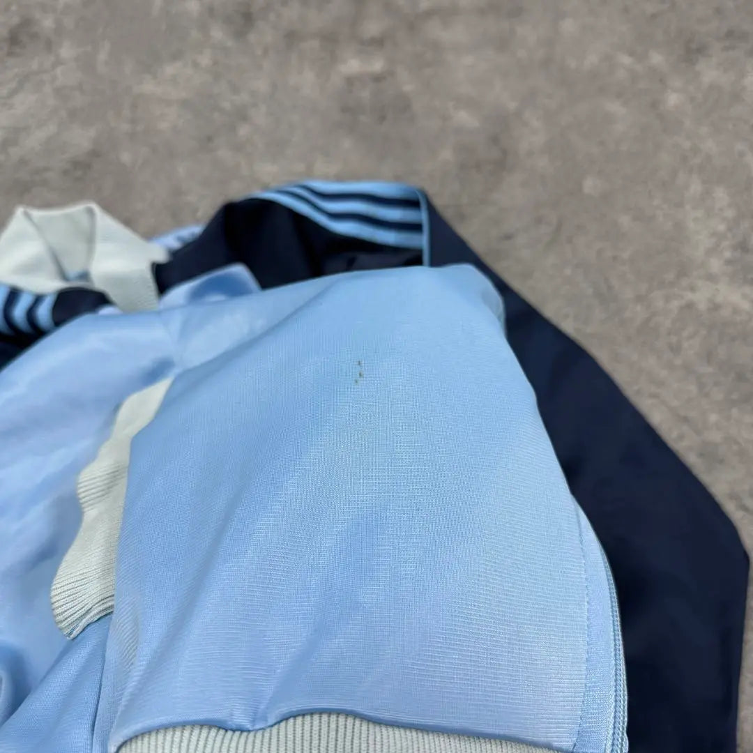 Ropa usada Chaqueta deportiva Adidas ATP años 80 azul marino azul marino ④