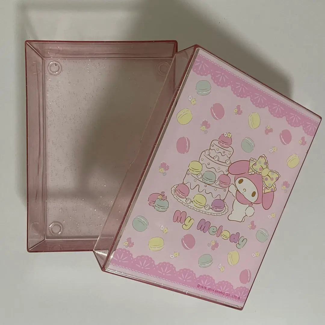 Estuche de almacenamiento rosa My Melody de Sanrio Accesorios Libbon Macaron