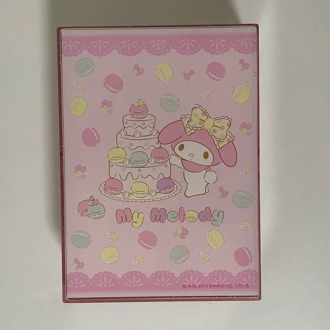 Estuche de almacenamiento rosa My Melody de Sanrio Accesorios Libbon Macaron