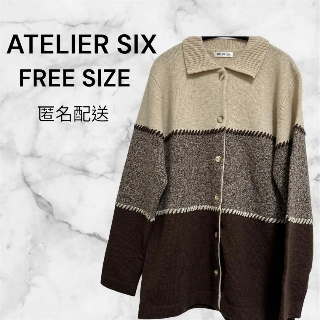 82 [ATELIER SIX] Cárdigan de punto Talla libre | 82【ATELIER SEIS 】ニット カーディガン フリーサイズ