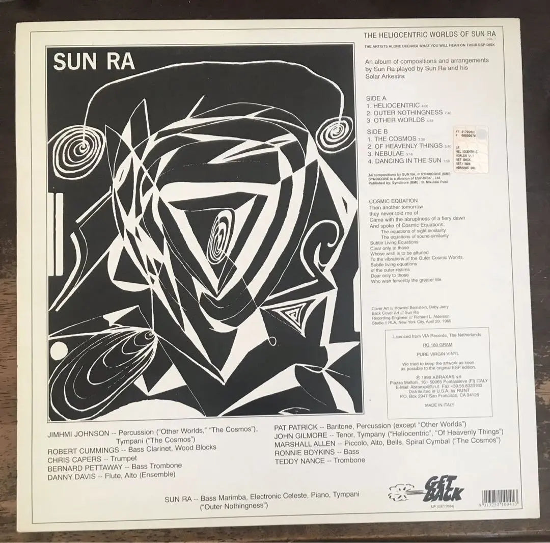 ■ Sun Ra ■ Sun La ■ El mundo heliocéntrico de S