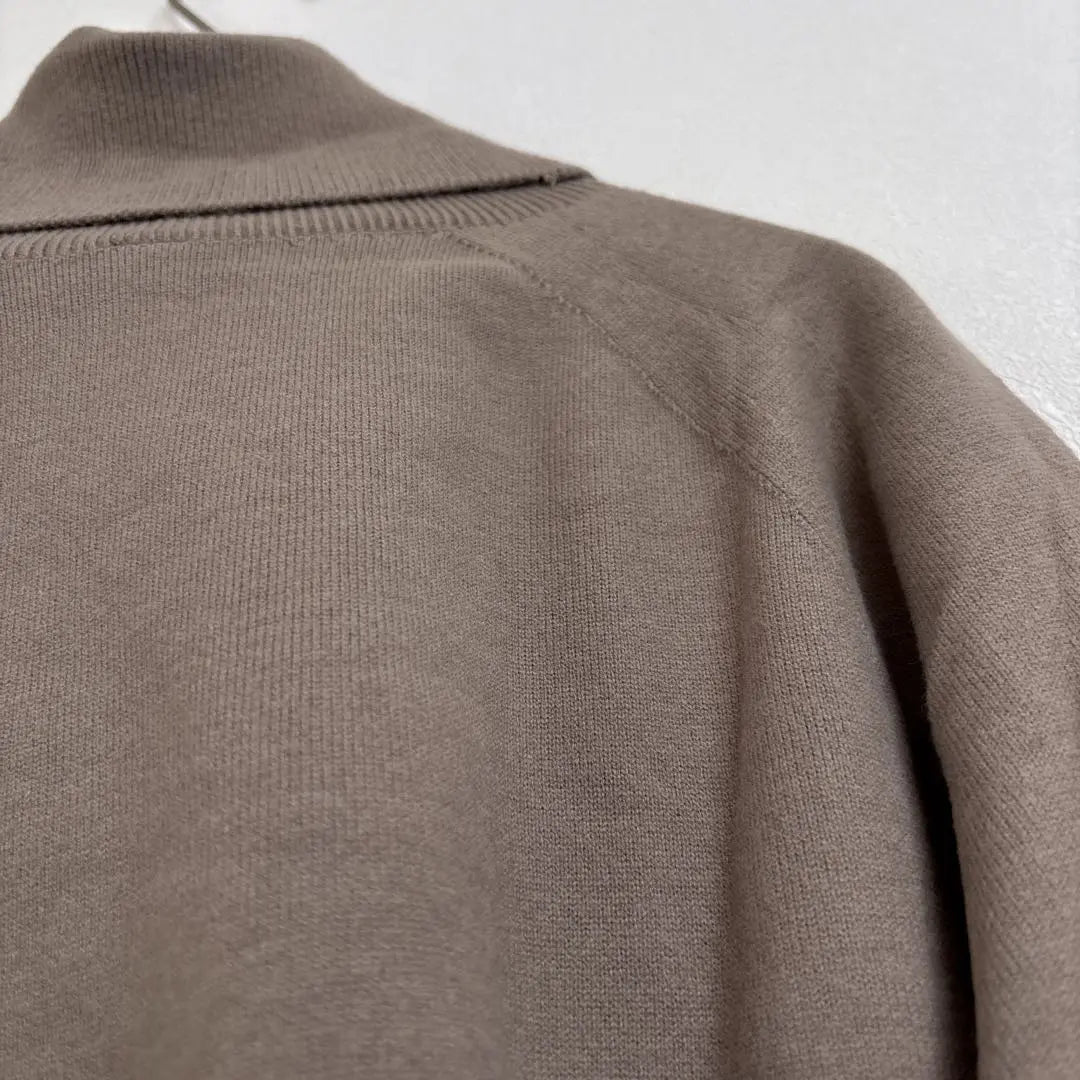 Uniqlo [L] Turtleneck long sleeve knit brown plain simple casual