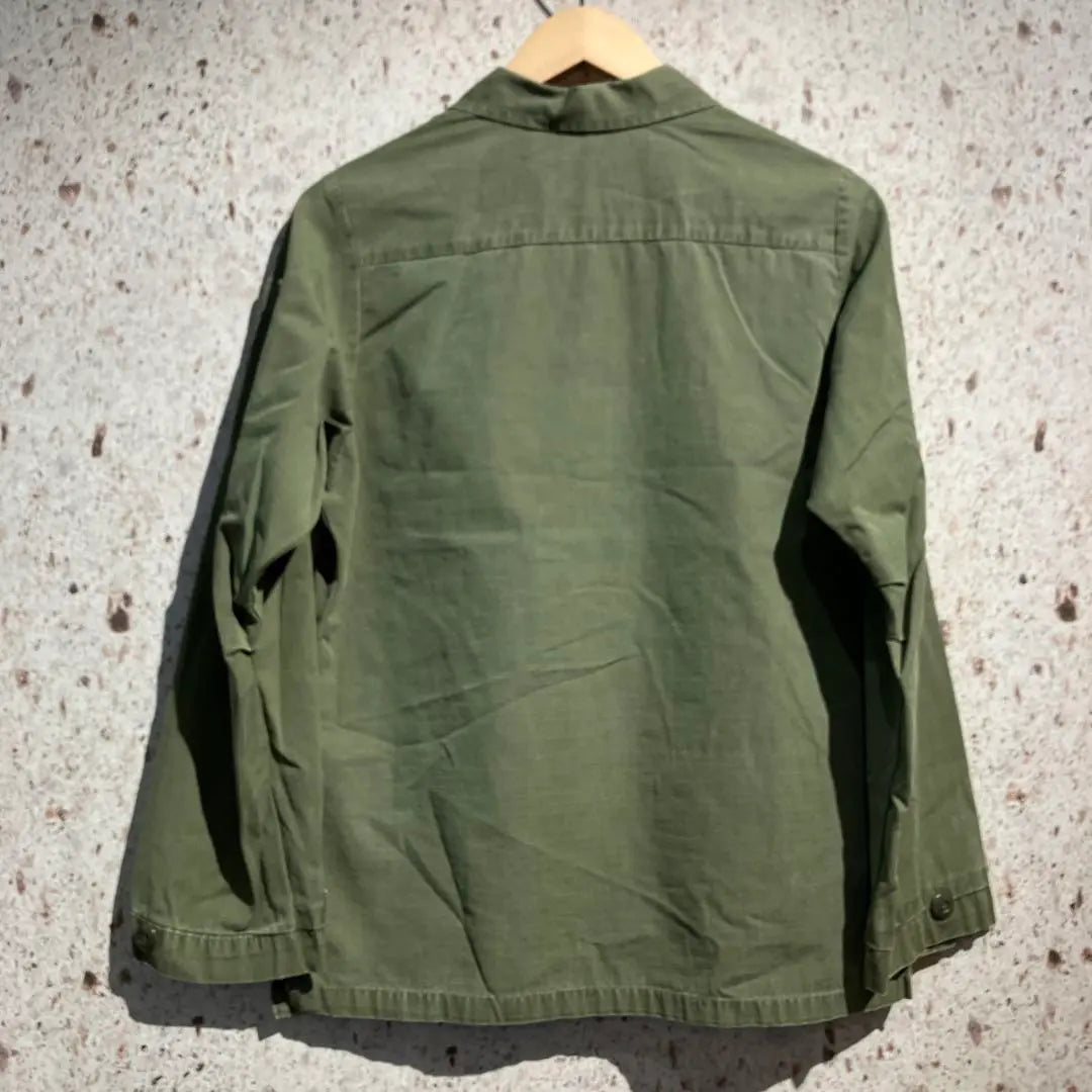 70s US MILITARY Utility Shirt Vintage Women