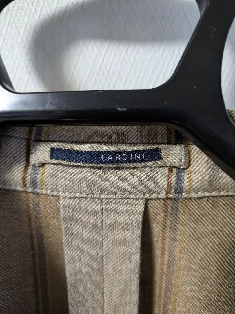 ★Lardini Tailored Jacket 100% Linen 46 Real-sized Feathers