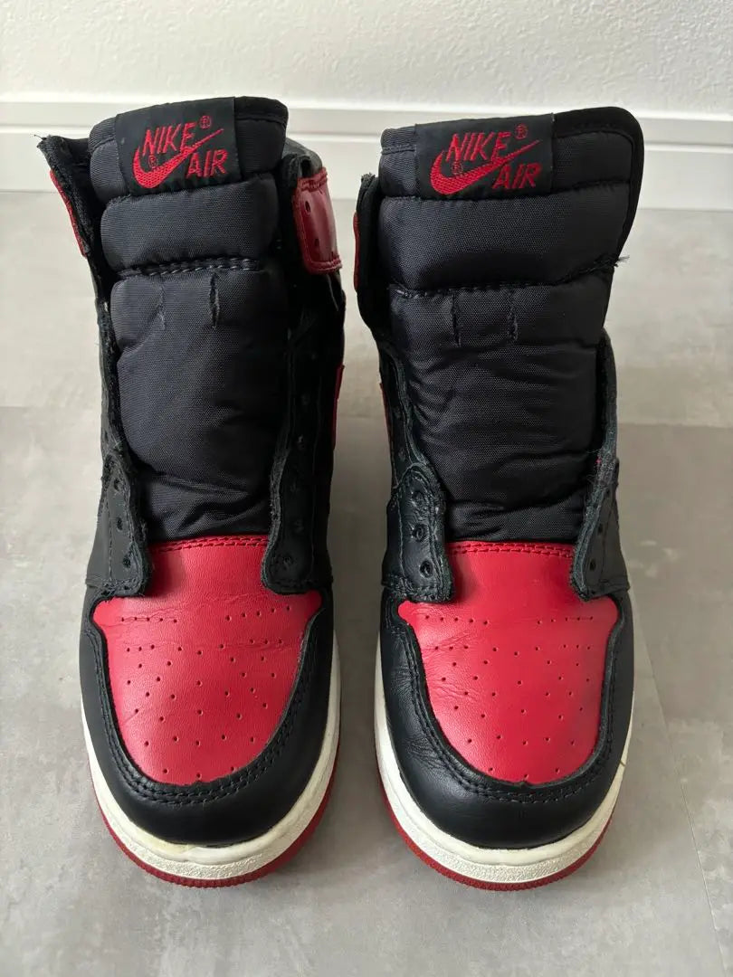 Nike Air Jordan 1 High BG Bred fabricada en 1994 | Fecha de lanzamiento de 1994 NIKE AIR JORDAN 1 HIGH BG BRED