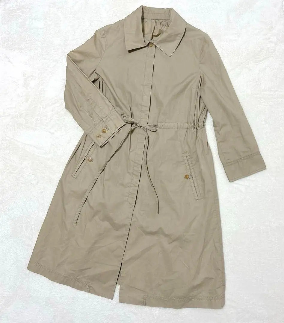 MACPHEE McAfee Thin Trench Coat Cotton Beige