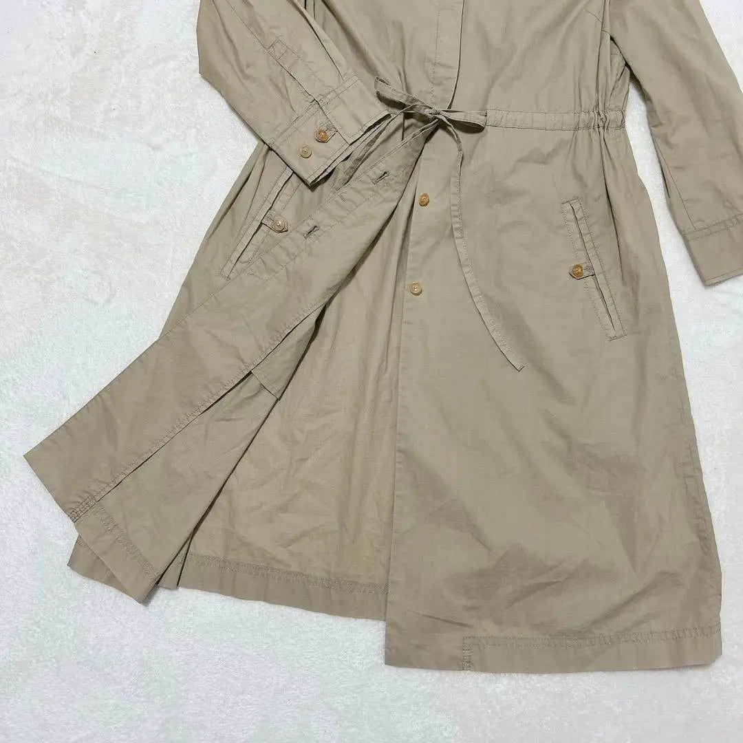 MACPHEE McAfee Thin Trench Coat Cotton Beige