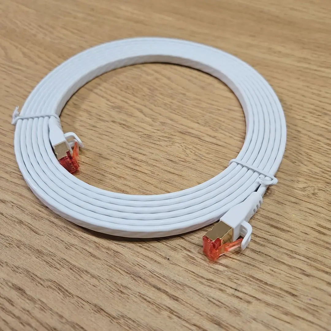 ELECOM LAN Cable CAT8 White 40Gbps