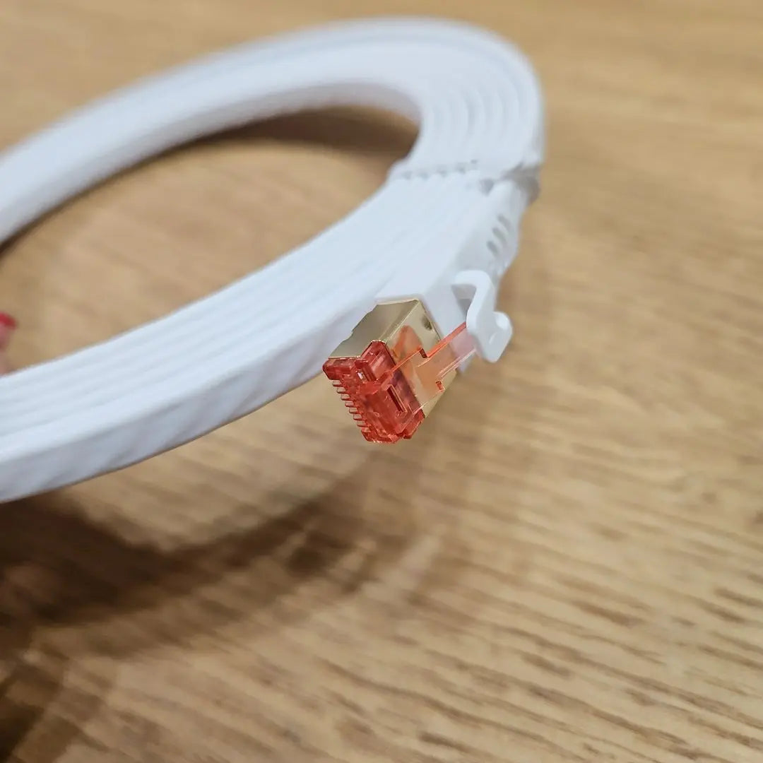 ELECOM LAN Cable CAT8 White 40Gbps