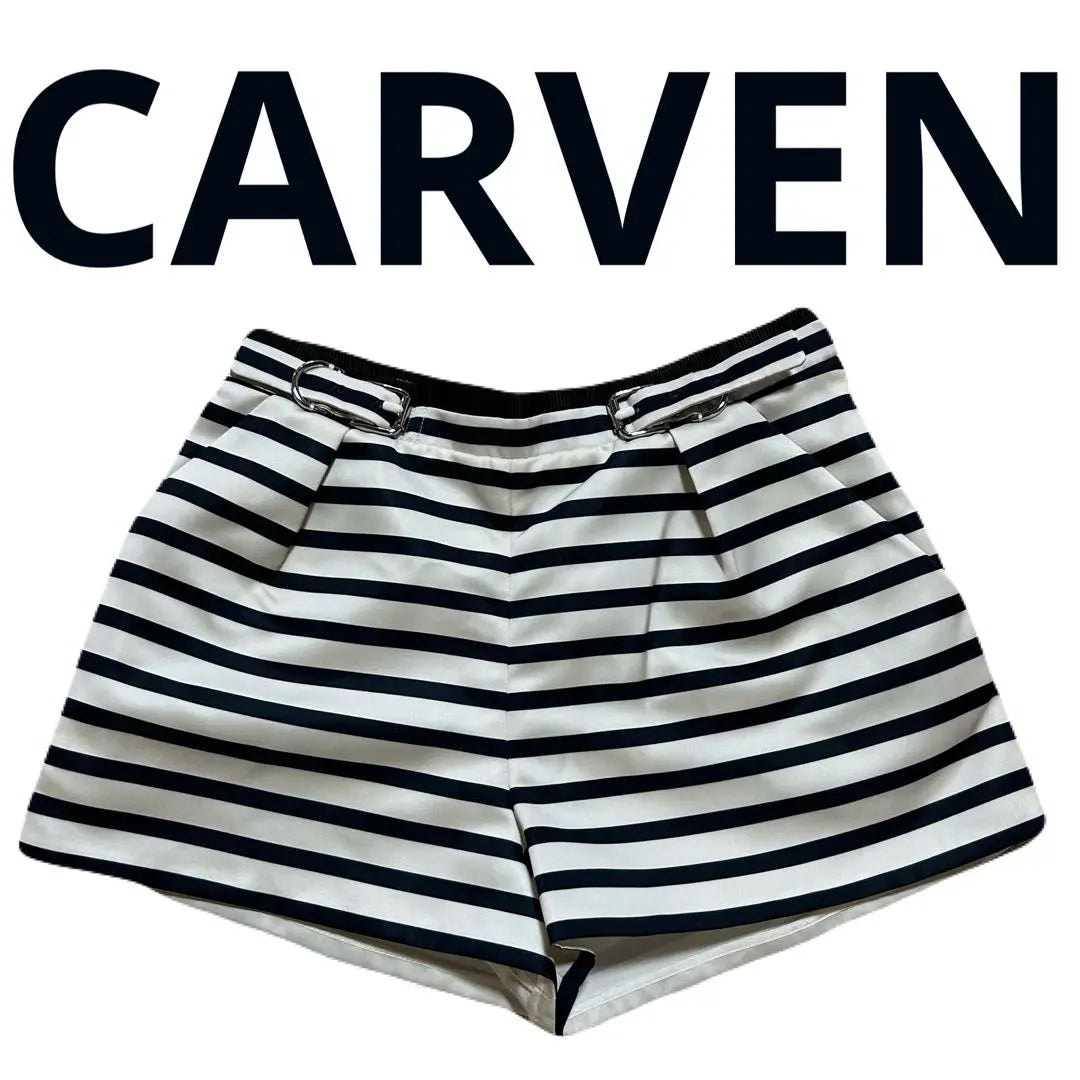 Nuevos shorts CARVEN con etiqueta y bolsillo en el borde