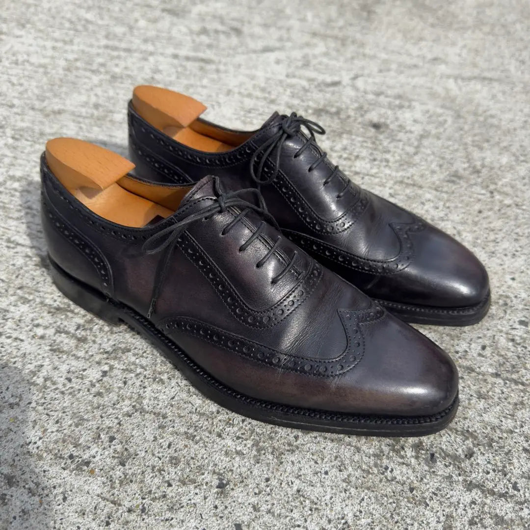 Early Price: 353,000 Yen Berluti Semi-brogue Leather Business Shoes