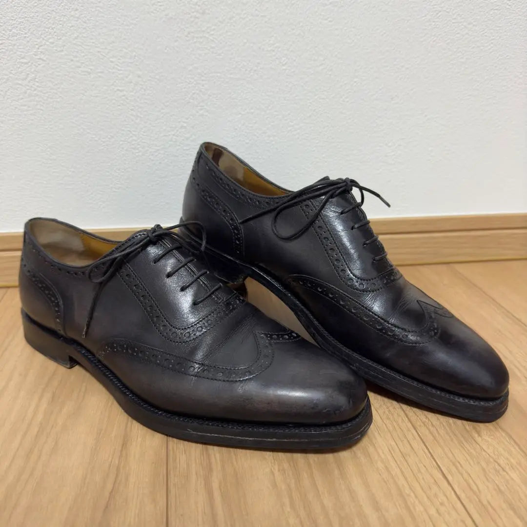 Early Price: 353,000 Yen Berluti Semi-brogue Leather Business Shoes