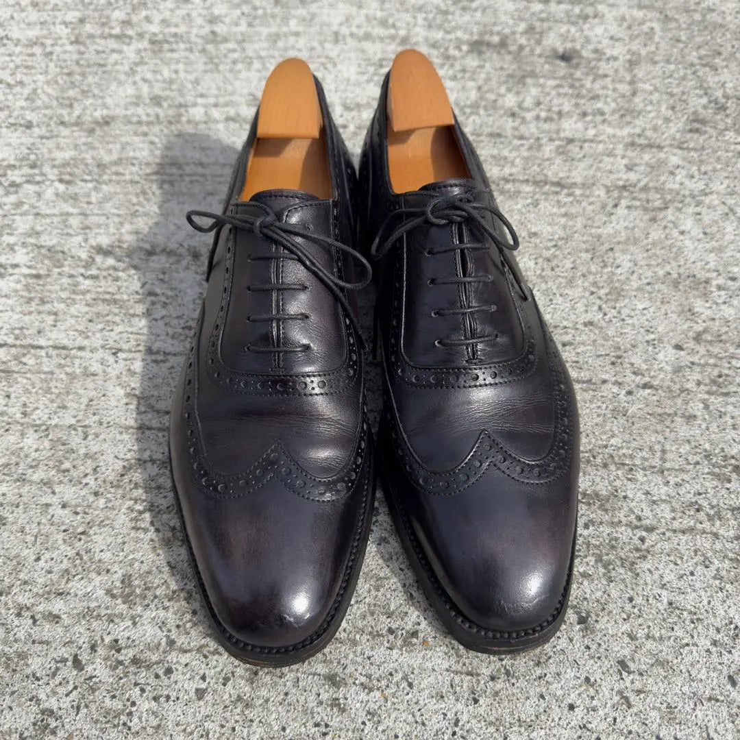 Early Price: 353,000 Yen Berluti Semi-brogue Leather Business Shoes