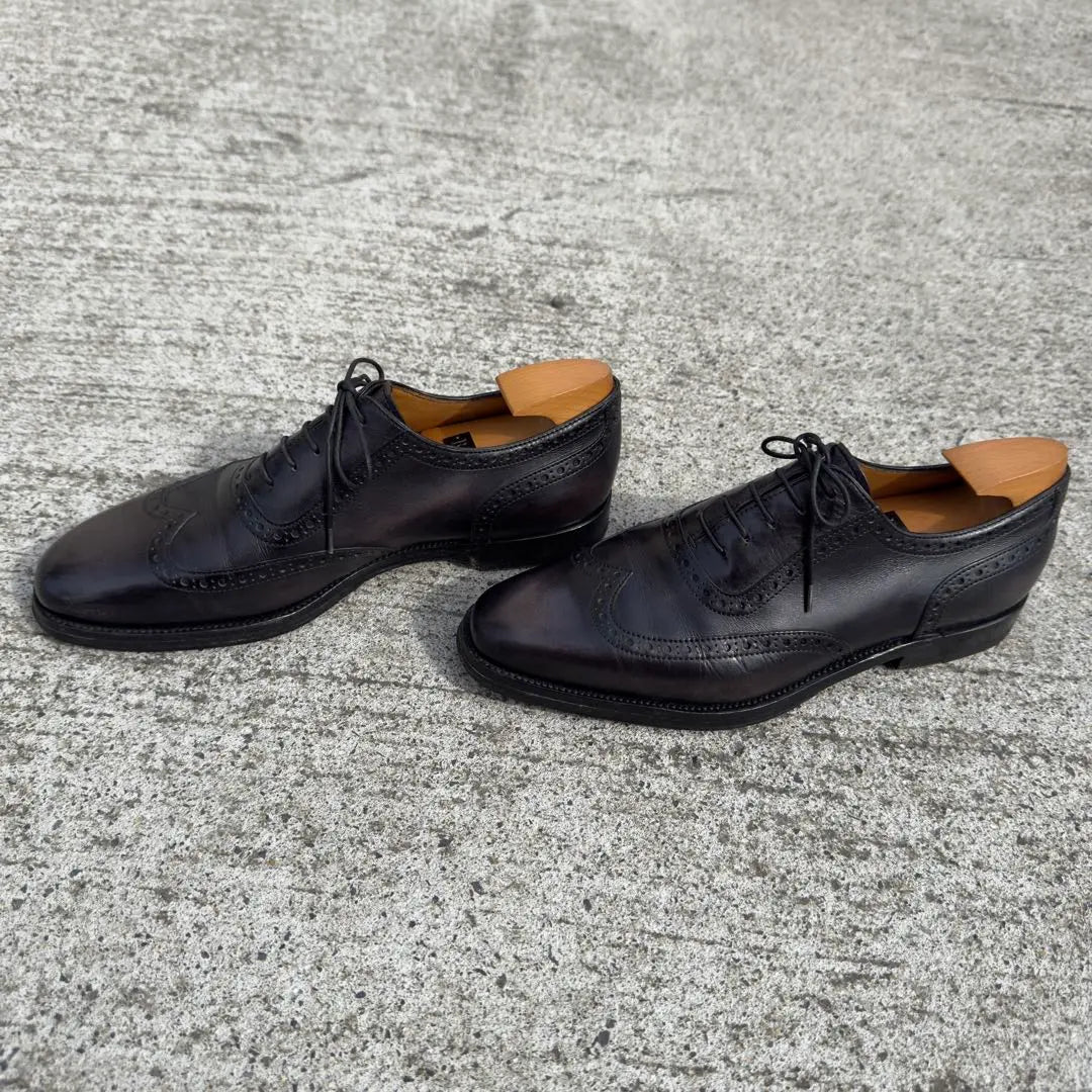 Early Price: 353,000 Yen Berluti Semi-brogue Leather Business Shoes