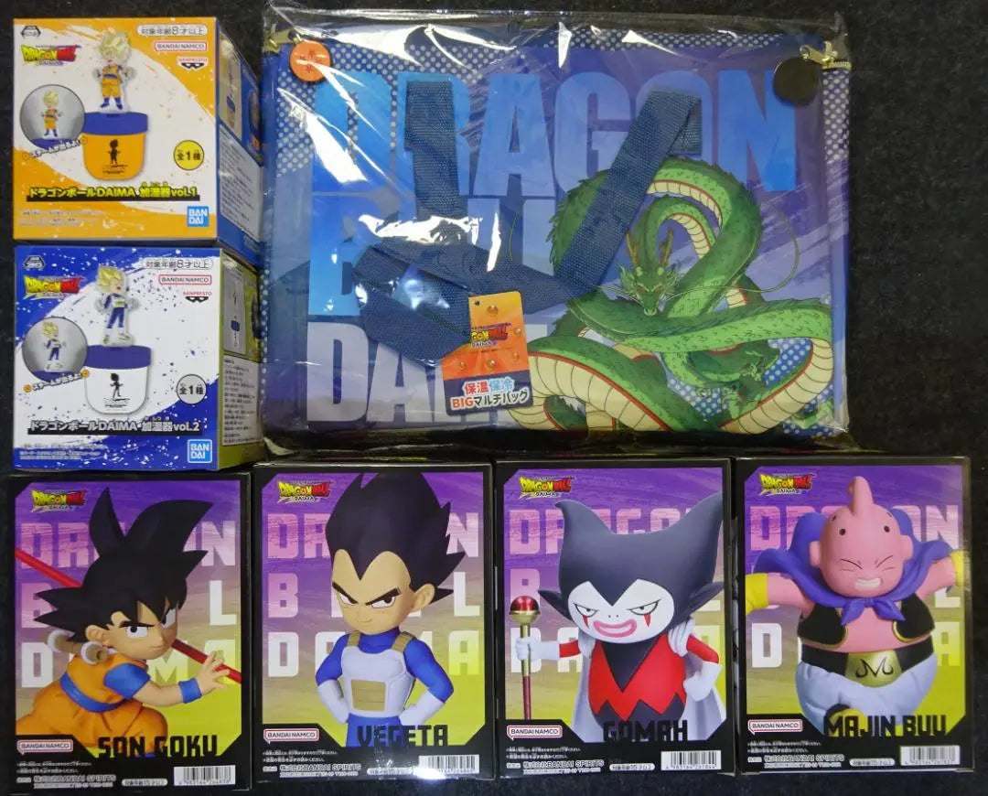 Figura Dragon Ball Humidificador Hometry Cold Multi Bolsa Son Goku Vegetabouu | ドラゴンボール フィギュア 加湿器 保温保冷マルチバッグ 孫悟空 ベジータ ブウ