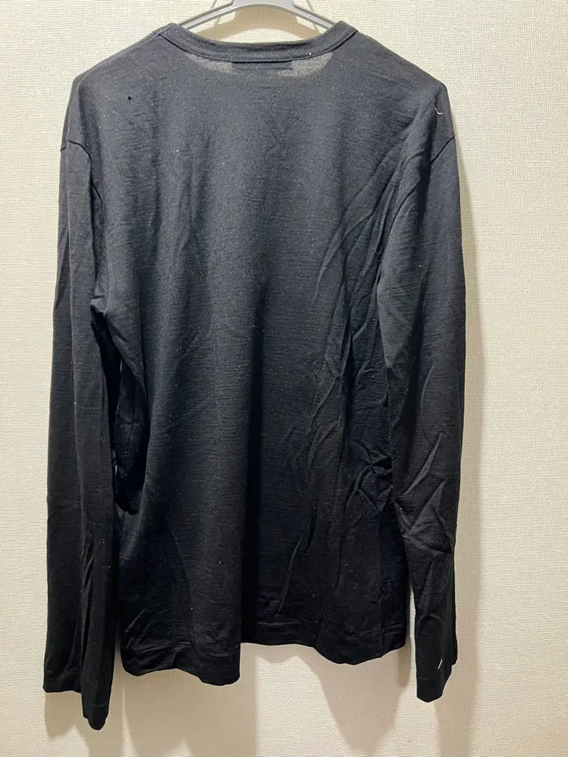 COMME des GARÇONS Long sleeve cut and sew black size M