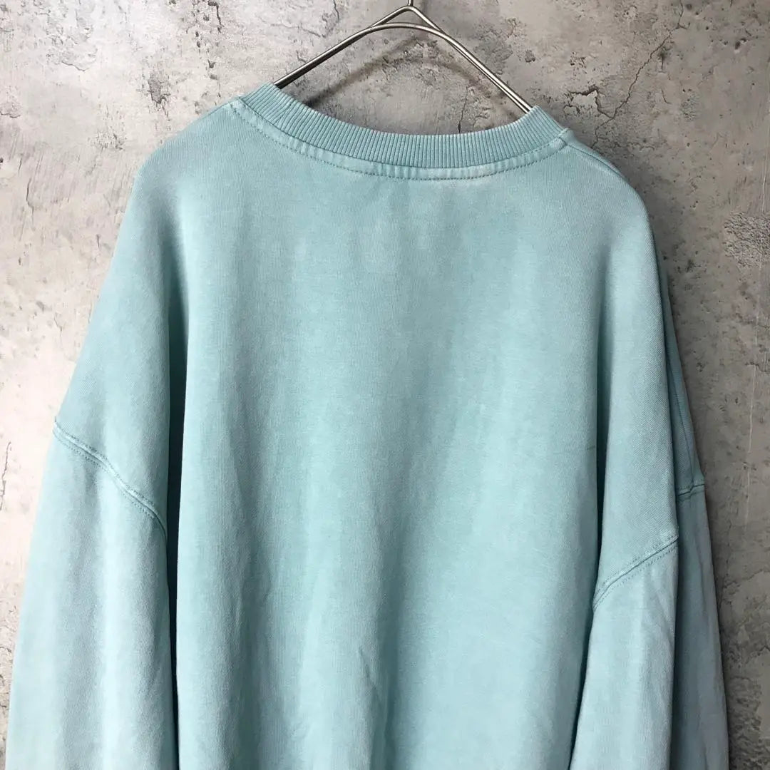 Y3631 Vintage Sweatshirt Sweatshirt Mint Plain 90s Y2K