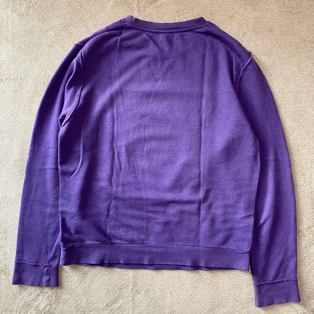 [Rare] LOEWE Inside Out Anagram Print Sweatshirt Purple