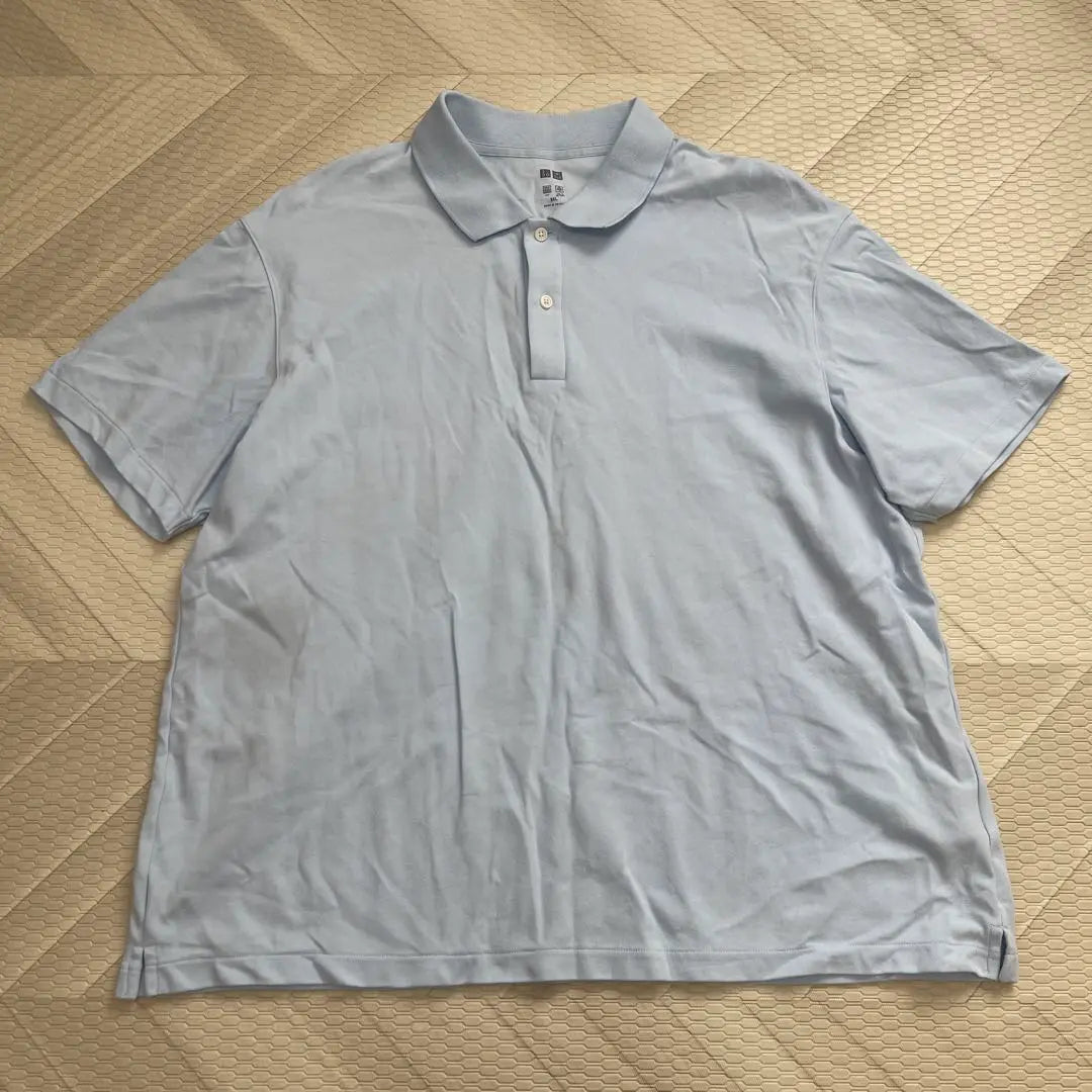 [Con traducción] Polo azul claro UNIQLO talla 3XL