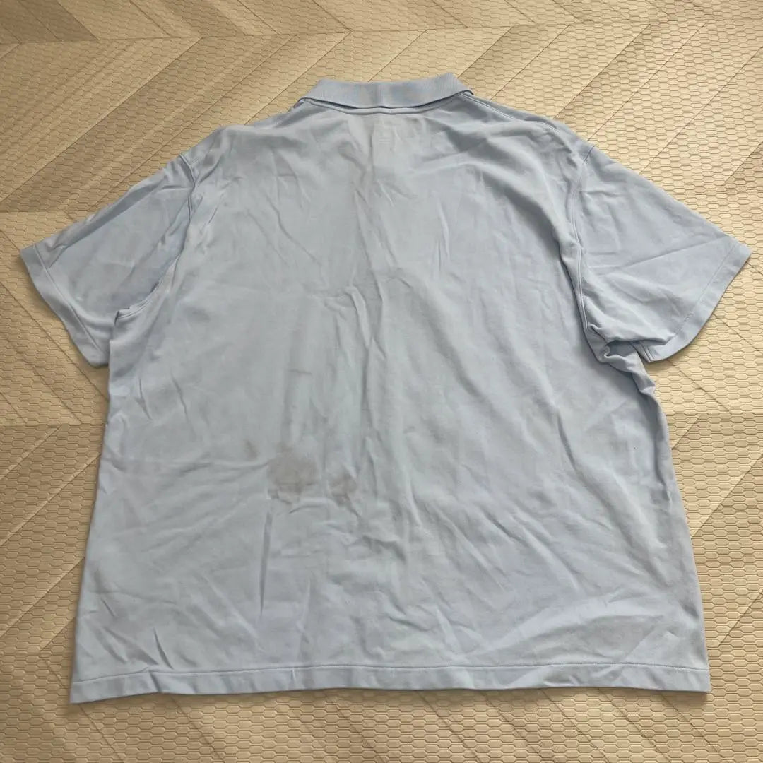 [Con traducción] Polo azul claro UNIQLO talla 3XL