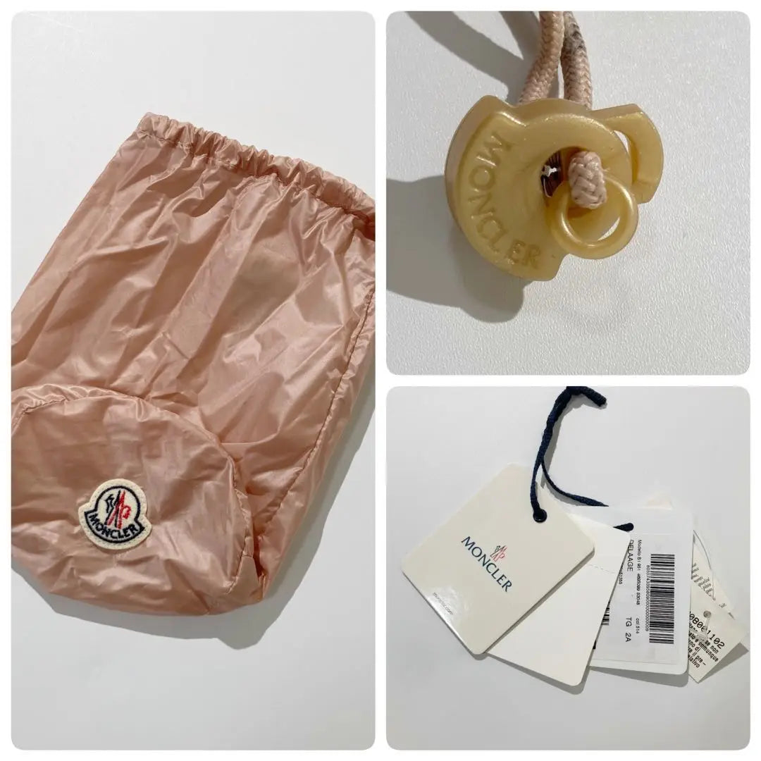 [Etiqueta incluida ☆ Estado superbonito] Chaqueta de plumas MONCLER DELAAGE rosa bebé