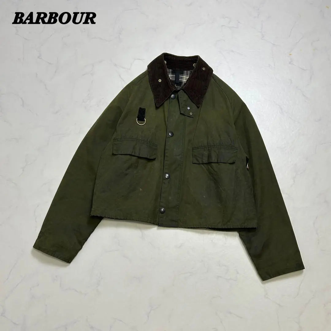 [Raro] Chaqueta Barbour Spey de los años 90 Sage Large | 【希少】 CHAQUETA BARBOUR SPEY DE LOS 90 SAGE GRANDE