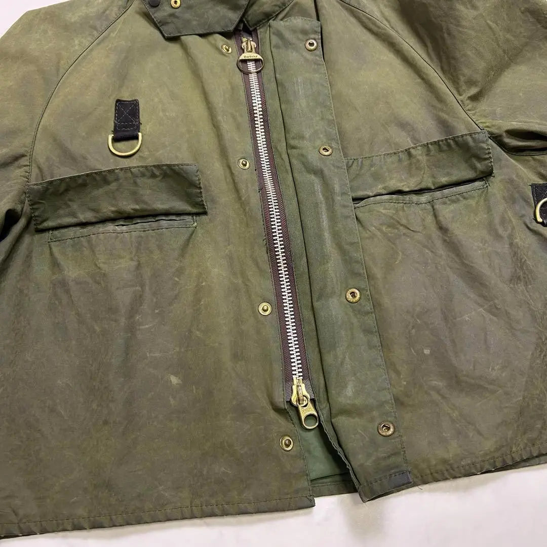 [Raro] Chaqueta Barbour Spey de los años 90 Sage Large | 【希少】 CHAQUETA BARBOUR SPEY DE LOS 90 SAGE GRANDE