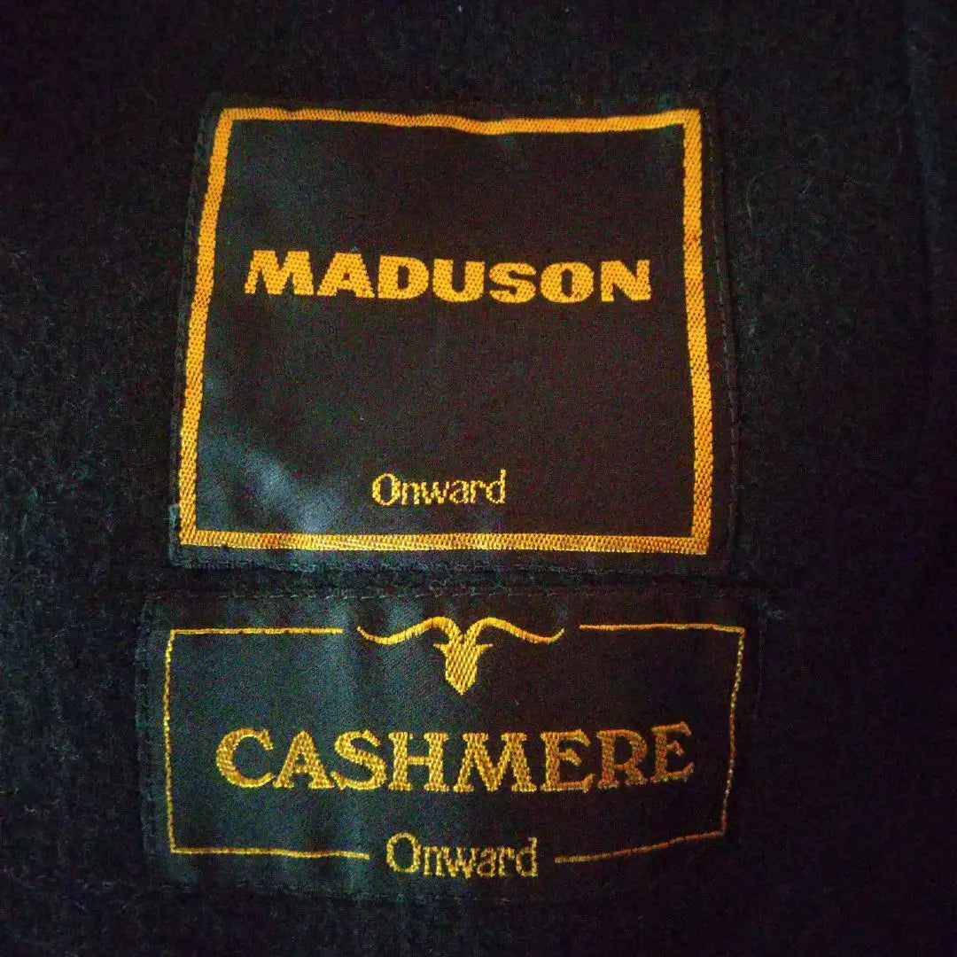 MADUSON cashmere black long coat, high quality, good condition, final price reduction