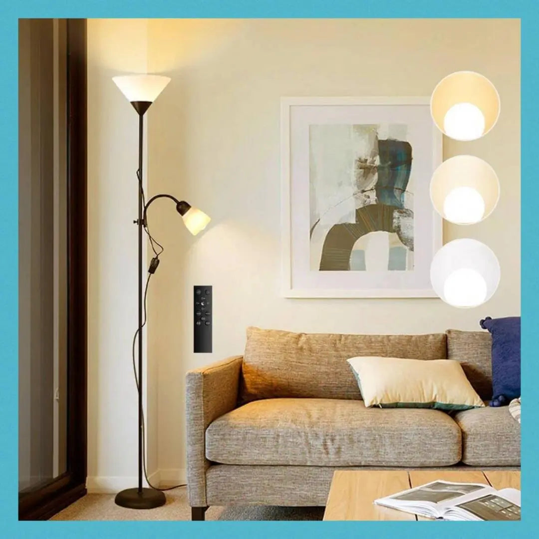 Scandinavian style floor lamp / stylish LED stand light / torch type