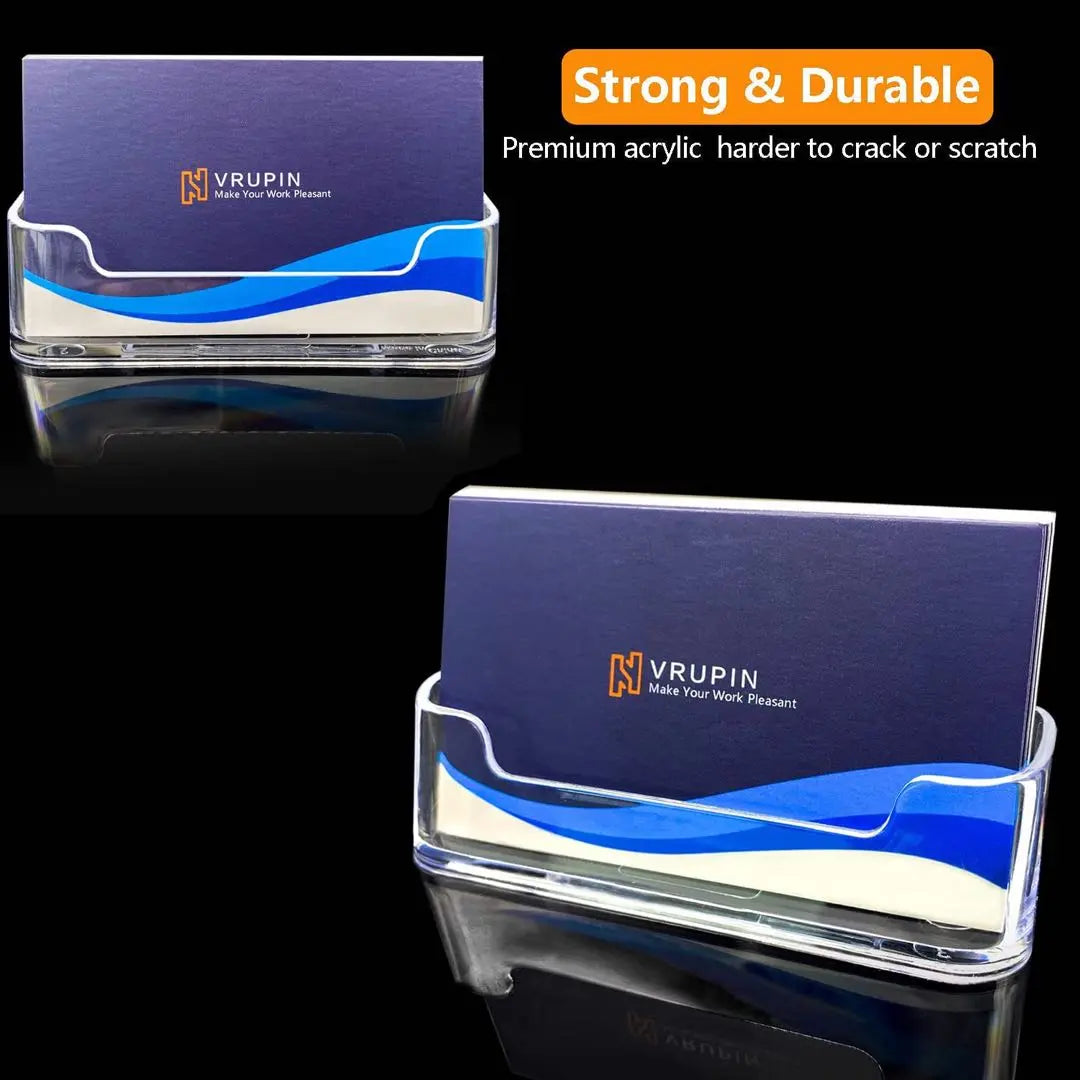 ❣️Business Card Holder Acrylic Business Card Holder Business Card Stand 8 Pieces