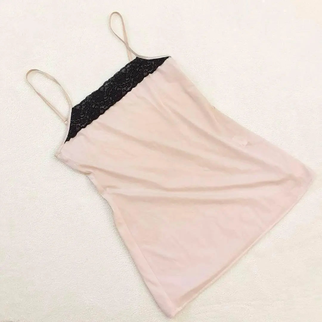 Vintage camisole [M] Pink Made in Japan Underwear Quick drying